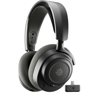 SteelSeries ���C�����X �Q�[�~���O�w�b�h�Z�b�g �w�b�h�z�� Arctis Nova 7 Gen 2 �y�� �{�C�X�`���b�g�\ 300�ȏ�̃v���Z�b�g �Q�[���ƃX�}�z�𓯎��ڑ� ���� ���^ Switch/Switch2/PC/PS5/PS4