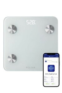 エレコム体組成計体重計Bluetooth対応100g単位アプリ連携で9項目【体重/BMI/体脂肪率/内臓脂肪レベル/基礎代謝/骨格筋率/骨量/皮下脂肪率/FFMI】バックライト付き自動ONOFF登録人数制限なしホ…