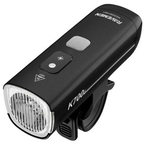 RAVEMEN K700 ���]�ԃ��C�g 700���[���� ���Z���T�[�E�U���Z���T�[�Ŏ����I���I�t USB-C�[�d IPX7���S�h�� PSE�F�� ���ԑ��s���[�h 4�i���� �T�C�h���F�� �ʋ΁E�h�БΉ� �����d�����p ���{����c