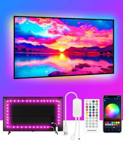 LEDe[vCg 3M RGB erobNCg XgbvCg 30LEDS/M ԐڏƖ 5050SMD USB Rt LEDe[v 3M ʃe[v C~l[V NX}X p[eB[ ͋C
