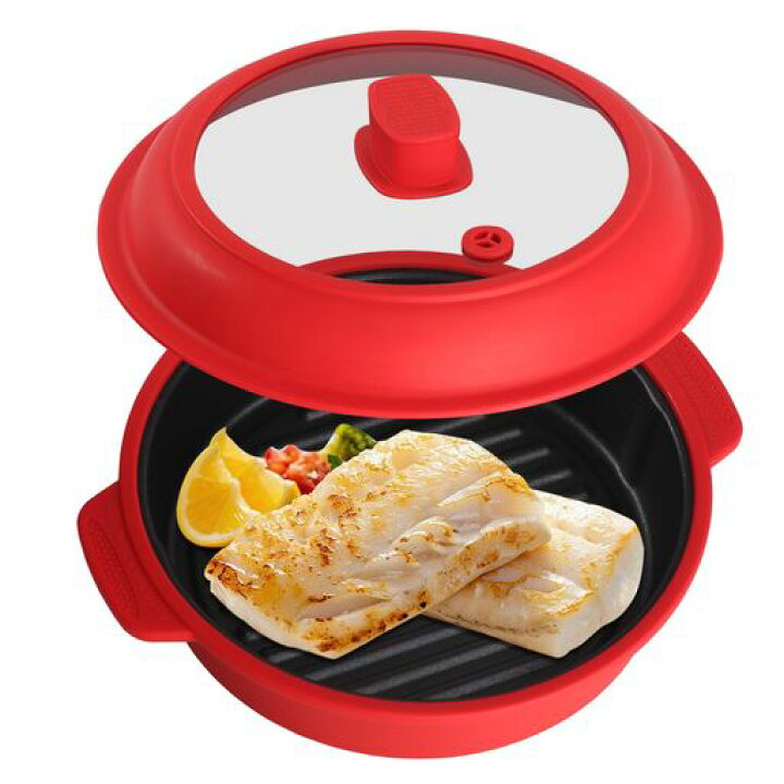 楽天市場】GLOU-GLOUGOOSEGGG電子レンジ専用調理器具1台8役焼き魚魚 