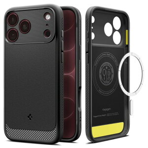 Spigen iPhone 18 Pro Max / 17 Pro Max �P�[�X ���M�b�h�E�A�[�}�[�E�}�O�t�B�b�g(�}�b�g�E�u���b�N)