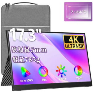 �y2026�����zcocopar ���o�C�����j�^�[ 17.3�C���` 4K 100%DCI-P3 ���y��785g ���� ���^ �����IPS �ϋv�A���~��
