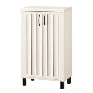 白井産業下駄箱シューズボックス幅60cm高さ103cmホワイト白木目通気性約18足収納スリット扉靴箱玄関収納シューズラックガルバートンGBP-1060DWH