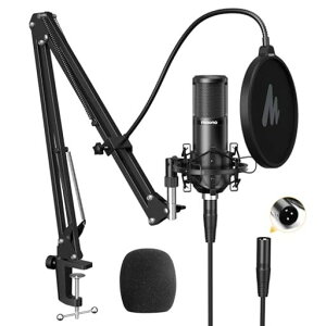 MAONO XLR�}�C�N �R���f���T�[�}�C�N �}�C�N�Z�b�g �P��w���� �z�M�p �A�[���X�^���h/XLR�P�[�u���t�� �����V�X�e��/�A���v/�~�L�T�[���� ���y����/�^��/������/YOUTUBE/�|�b�h�L���X�g�ɓK���c