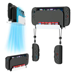EJGAME Switch2�Ǌ|�����[�X�^���h Switch2�ǎ����[�ƃf�B�X�v���C�}�E���g �h�b�N/�{��/�X�g���b�v/Joy-Con2�S���[& �X�b�L������ �n�k�΍� �ϐk�݌v ���S���[ ���S�ݒu (�z���C�g)