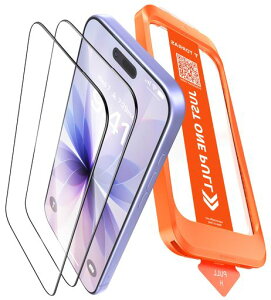 TORRASフィルムForiPhone17ガラスフィルム航空宇宙ガラス周り浮きゼロ9H+硬度米軍MIL規格全面保護10倍強化極細ベゼル対応ラウンドエッジ超簡単貼り付けワンプル(JustOnePull)ガイド枠付き