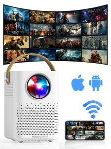 WIFIvWFN^[ 1080P tHD݊ 8500[ 720P{@𑜓x fAXs[J[ y100C`XN[tzP[u璼ڃX}zɐڑKvȂAHDMI/USB/AUDIO OUTȂǂ̃|[