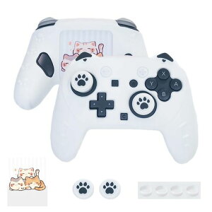 Switch 2 Pro�Ή��R���g���[���[ �ی�P�[�X �X �V���R�����y2025�V�o��-2 in 1�zLwuckbarrt �X�C�b�`2�p �v���R�� �ی�J�o�[ +���b�J�[�L���b�v*2 + ���b�J�ڂ����񃊃��O*4 ����~�� �C��h�~ �]�c