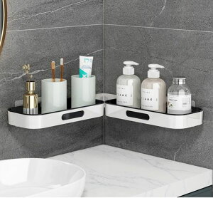 Vinnatsuバスルームラック浴室用ラック壁掛け棚お風呂シャワーラック収納ラックウォールシェルフ水切り強力粘着吸盤穴あけ不要取り付け簡単賃貸OK洗面所キッチンホワイト幅60*奥行10.3*高…