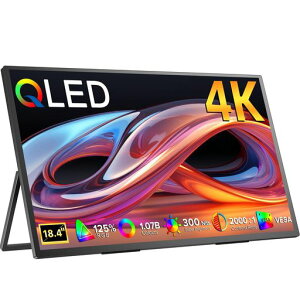 ���o�C�����j�^�[ 4K QLED 18.4�C���` ���o�C���f�B�X�v���C UHD(3840*2160) 125%sRGB ���� �S�A���~�j�E������