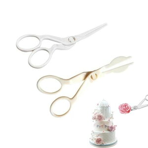 Doyimeリフターはさみ2個セットケーキフラワーリフタープラスチック製ケーキデコレーション用具DIYお菓子作りシュガークラフトクリーム飾り用転送菓子ツール