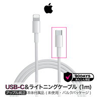 アップル 純正 USB-C ライトニングケーブル 1m Apple Type-C Lightning USB 純正品 高速充電 iPhone iPad…