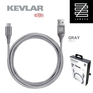 LENZZA USB-C & USB-A P[u (2m) Type-C ϋv bV Galaxy Xperia AQUOS iPad Pro MacBook switch IQOS Android eΉ 2.4A | [dP[u AhCh [dR[h USB ^Cvc [d }[d [d ^C