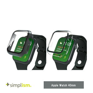Simplism Apple Watch 40mm / SE / 6 / 5 / 4  KX̌^PCP[X