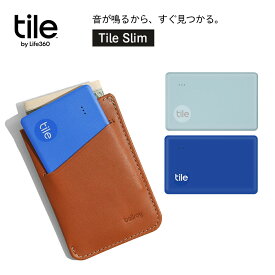 Tile Slim 電池交換不可(最大約3年) タイルスリム カード型 財布 カードケース スマートトラッカー 防水IP67 Alexa Googleアシスタント Siri
