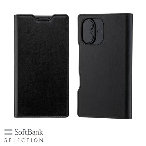 y\񏤕izSoftBank SELECTION Leather Flip for iPhone 17 SB-I023-FPLS/BK