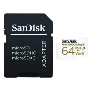 �y���ʉ��i�z SanDisk MAX ENDURANCE microSDXC UHS-I �J�[�h ���ϋv 64GB SDSQQVR-064G-JN3ID �T���f�B�X�N