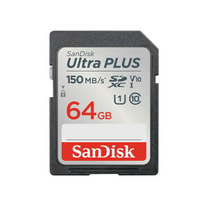 �y���ʉ��i�z SanDisk Ultra Plus SDXC UHS-I �J�[�h 64GB SDSDUWC-064G-JN3IN �T���f�B�X�N �E���g���v���X