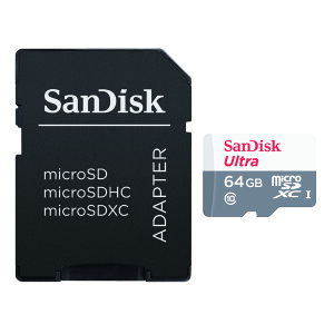 �y���ʉ��i�z SanDisk Ultra microSDXC UHS-I �J�[�h 64GB SDSQUNR-064G-JN3GA �T���f�B�X�N �E���g��