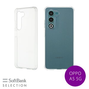 SoftBank SELECTION �N���A�\�t�g�P�[�X for OPPO A5 5G �����P�[�X �\�t�g�o���N�Z���N�V���� SB-A106-SCAS/CL