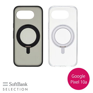 SoftBank SELECTION �}�O�l�e�B�b�N�X�^���h�P�[�X for Google Pixel 10a �N���A�u���b�N �N���A