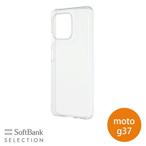 SoftBank SELECTION �N���A�\�t�g�P�[�X for moto g37 �ϏՌ� TPU �N���A SB-A120-SCAS/CL