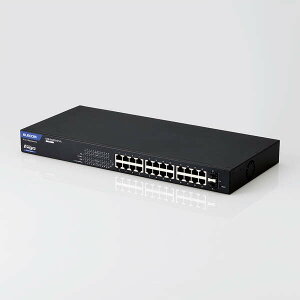 ELECOM C[2 GigaΉ PoE WebX}[gXCb` 24|[g EHB-SG2C-PLV[Y