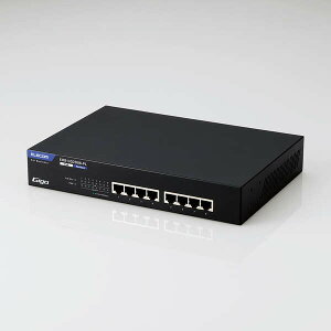 ELECOM C[2 GigaΉ PoE A}l[WXCb` 8|[g EHB-UG2D-PLV[Y