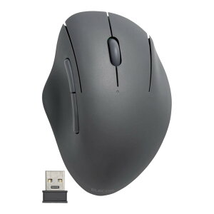 �G���R�� ELECOM ���� 2.4GHz �}�E�X �É� ���C�����X 5�{�^�� �G���S�m�~�N�X �y Windows 11 Mac Chrome �Ή� �z �R�� M�T�C�Y SHELLPHA �u���b�N