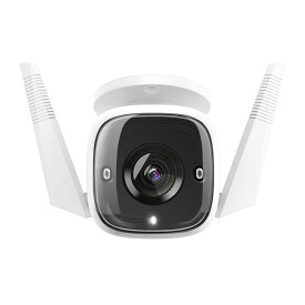 TP-Link ティーピーリンク 屋外ネットワークカメラ WiFi&有線LAN対応 IP66防水 MicroSD対応 1296p 300万画素 最大30mナイトビジョン 動作検知 3年保証