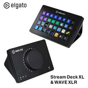 Elgato GKg CuzMZbg Stream Deck XL + WAVE XLR Zbg V[gJbgL[{[h}CNC^[tF[ Q[~O Xg[fbN XCb`[ zM pc Ӌ@ X`[fbN 