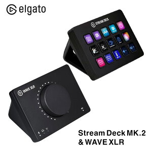 Elgato GKg CuzMZbg Stream Deck MK.2 + WAVE XLR Zbg V[gJbgL[{[h}CNC^[tF[ Q[~O Xg[fbN XCb`[ zM pc Ӌ@ X`[fb