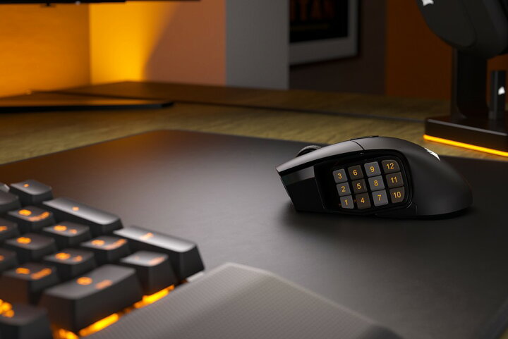 楽天市場】コルセア Corsair CH-9314311-AP SCIMITAR ELITE Wireless 