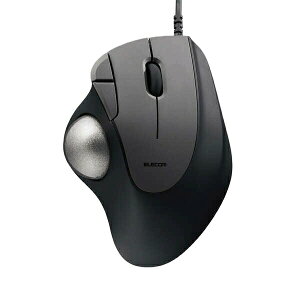 エレコム ELECOM トラックボール マウス 有線 5ボタン ベアリングユニット エルゴノミクス 【 Windows 11 / 10 macOS ChromeOS 各種対応 】 ブラック