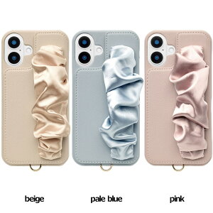 ���j�P�[�X Classy Scrunchie Case for iPhone 16 Plus