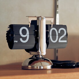 【365日配送】最大1000円OFFクーポン！ステンレス 置き時計 フリップクロック パタパタ時計 おしゃれ インテリア 北欧 モダン レトロ 時計 クロック　卓上　シンプル　韓国風　韓国インテリア ギフト 【e.trema.】【エトレマ】