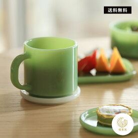 【365日配送】最大1000円OFFクーポン！ ideaco Milk Glass mug cup/2pcs ミルクガラス マグカップ 2個セット 耐熱コップ マグカップ