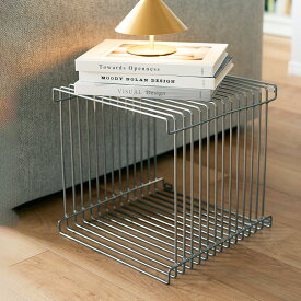 【365日配送】最大1000円OFFクーポン！ ワイヤーシェルフ シルバー ブラック ラック ワイヤーフレーム シルバーラック メタルラック サイドテーブル 収納ラック シルバーバスケット ビング ステンレス サイドテーブル 什器 韓国インテリア【e.trema.】【エトレマ】