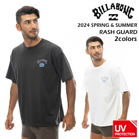 ビラボン tシャツ メンズ ラッシュガード BILLABONG CHILLWEAR SOFTTY TEE RASH GUARD 【2024年春夏モデル】 be011861 半袖 ラッシュガード バックプリント 速乾 ストレッチ UVカット スポーツ トレーニング フィットネス 水陸両用 ラッシュ 水着 海 プール サーフィン