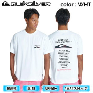 �y���������z �N�C�b�N�V���o�[ �T�[�tT�V���c ���b�V���K�[�h �����Y QUIKSILVER ICON OF SURF 26 SS ���� t�V���c �y2026�N�āz QLY262004 �������p ���@�\ �L�k ���� �ՔM UPF50+ ���O���΍� ���Ă��΍� 