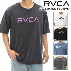 ルーカ RVCA tシャツ メンズ サーフブランド RVCA メンズ BIG RVCA TEE 半袖 tシャツ 【2024年春夏モデル】 be041226 定番ロゴ 人気モデル 5色 綿100% ゆったりサイズ サーフ系 サーフィン スケート ストリート ブランド ユニセックス おすすめ 人気モデル