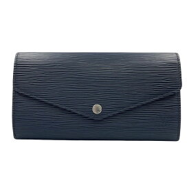 【LOUIS VUITTON】LV ルイ・ヴィトン M60585 ポルトフォイユ・サラ エピ レザー 牛革 アンディゴブルー 長財布 メンズ財布 レディース財布 【送料無料】【中古】