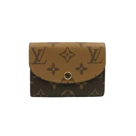 【LOUIS VUITTON】LV ルイヴィトン M82333 ポルトモネ・ロザリ モノグラム/モノグラム・リバース キャンバス/レザー 財布 ミニ財布【送料無料】【未使用】【中古】