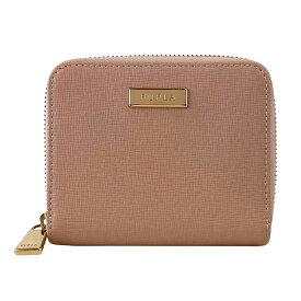 【FURLA】フルラ ラウンドファスナーコンパクト財布 PCL0PS86B30SK16M0 00931173 ピンク系 レザー 二つ折り財布【送料無料】【中古】