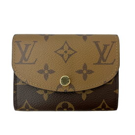 【LOUIS VUITTON】LV ルイ・ヴィトン M82333 ポルトモネ・ロザリ モノグラム/モノグラム・リバース ブラウン モノグラム・キャンバス/モノグラム・リバースキャンバス コインケース 【送料無料】【中古】