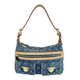 【LOUIS VUITTON】LV ルイ・ヴィトン M95049 バギーPM モノグラム・デニム ブルー系 ハンドバック/ショルダーバッグ 【送料無料】【中古】