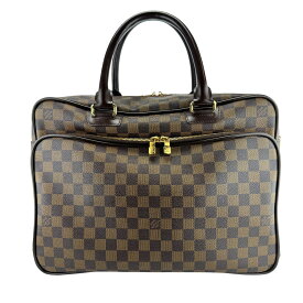 【LOUIS VUITTON】LV ルイ・ヴィトン N23252 ダミエ イカール ダミエ・キャンバス/レザー エベヌ（ブラウン） ビジネスバック/ハンドバッグ 【送料無料】【中古】