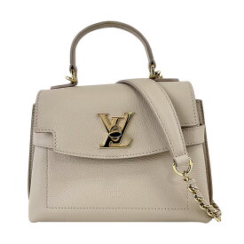【LOUIS VUITTON】LV ルイ・ヴィトン M21052 ロックミー・エヴァー MINI グレージュ グレインカーフレザー ハンドバッグ/ショルダーバッグ 2way 【送料無料】【中古】