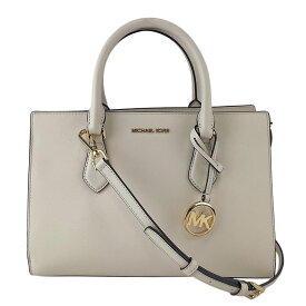 【MICHAEL KORS】マイケルコース 35S3G6HS2L SHEILAセンタージップサッチュルミディアム コーテッドキャンバス/レザー ライトクリーム ハンドバッグ/ショルダーバッグ2way 【送料無料】【中古】